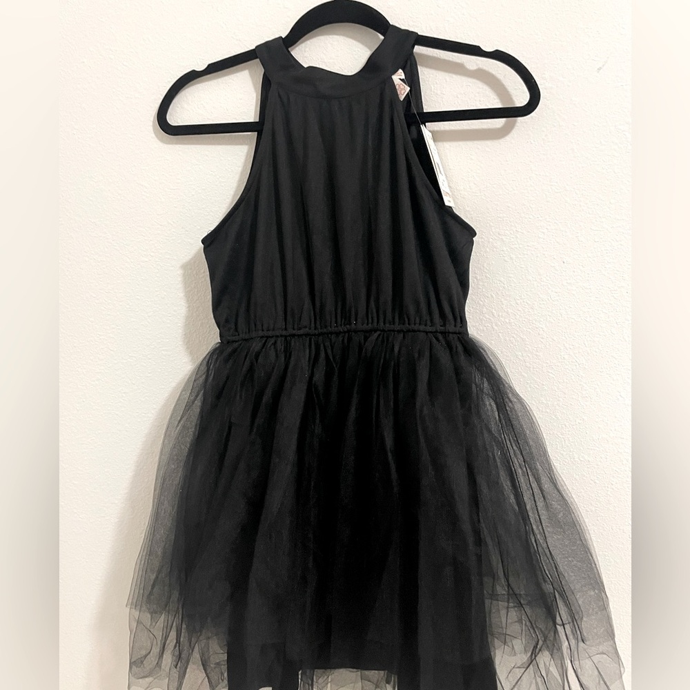 Girls: tulle halter top dress